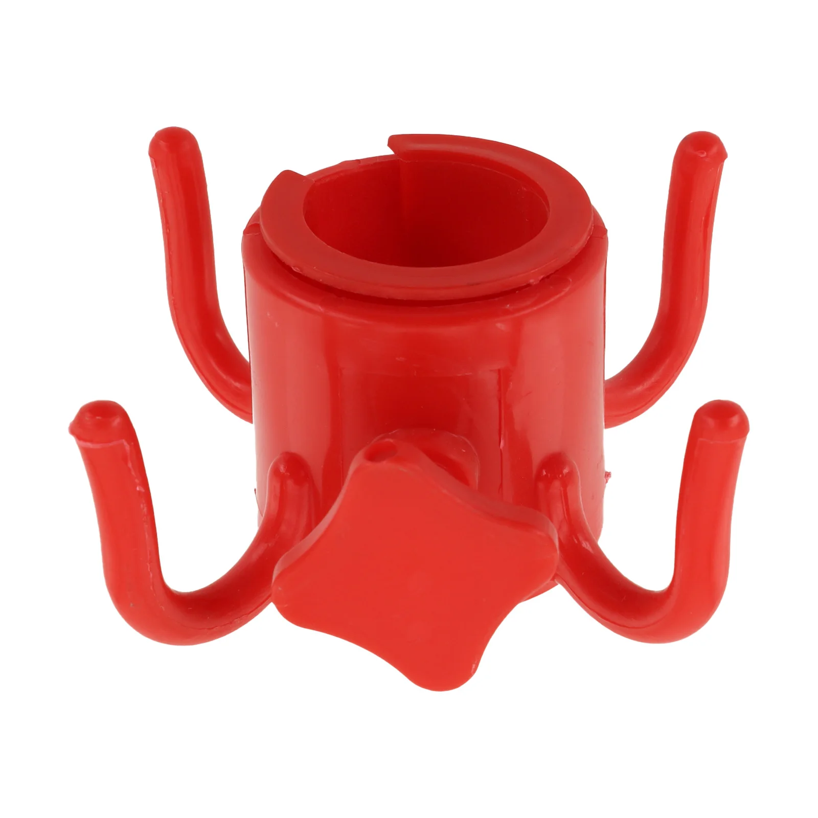 Secure 4-Prong Hook for Beach Umbrella Poles with Adjustable Fastener for Organizing Items During Outdoor Time