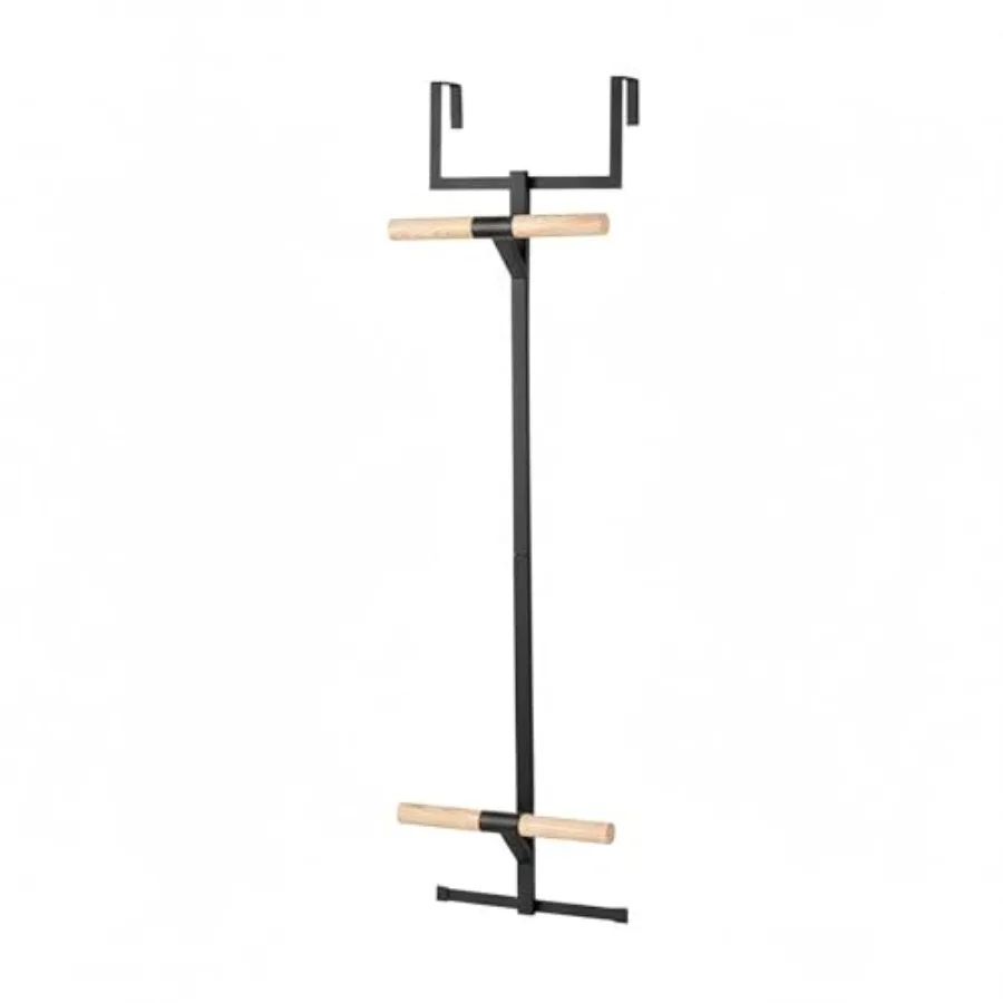 

Backpack Hanger for Closet Metal Storage Rack Backpack Hooks 2 Tiered Over The Door Hanger for Backpack Heavy Duty Over The Doo