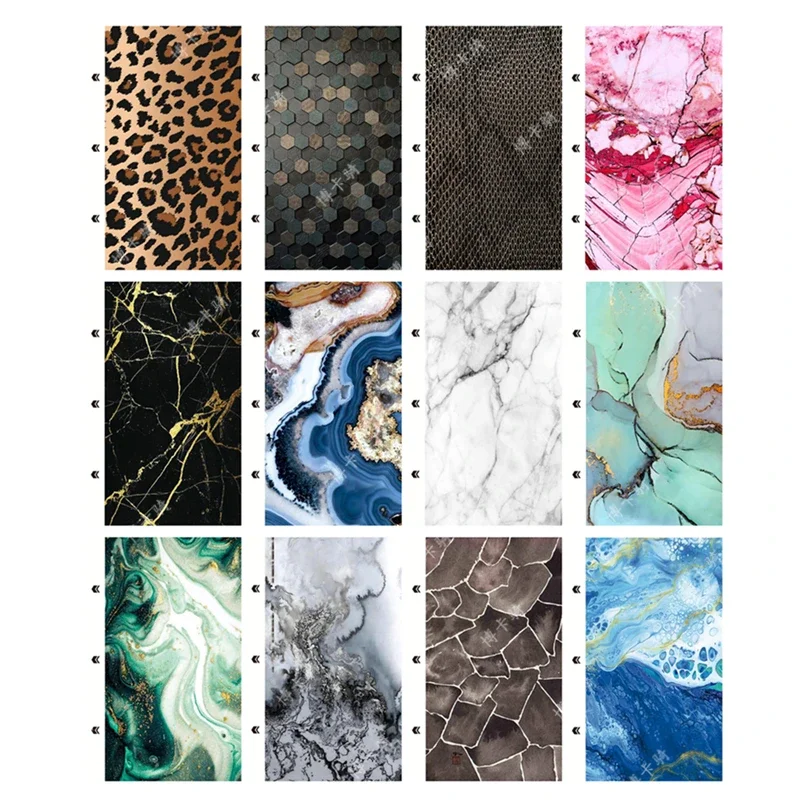 

3D-пленка с мраморным эффектом для защиты задней панели телефона, наклейка-пленка для смартфона, гидрогелевая пленка для машинки для резки, текстурированная наклейка на заднюю панель