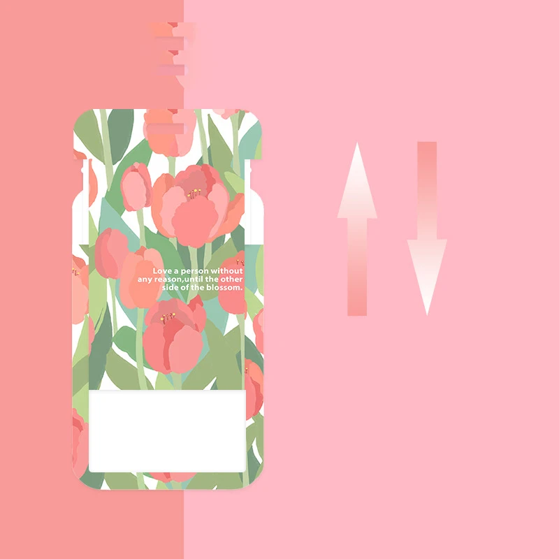 ที่ใส่บัตรรูปภาพดอกไม้ลายดอกไม้ที่ใส่บัตรประชาชนสีน้ำมันสไตล์ยุโรปที่ใส่บัตรสำนักงานน่ารักลายดอกไม้