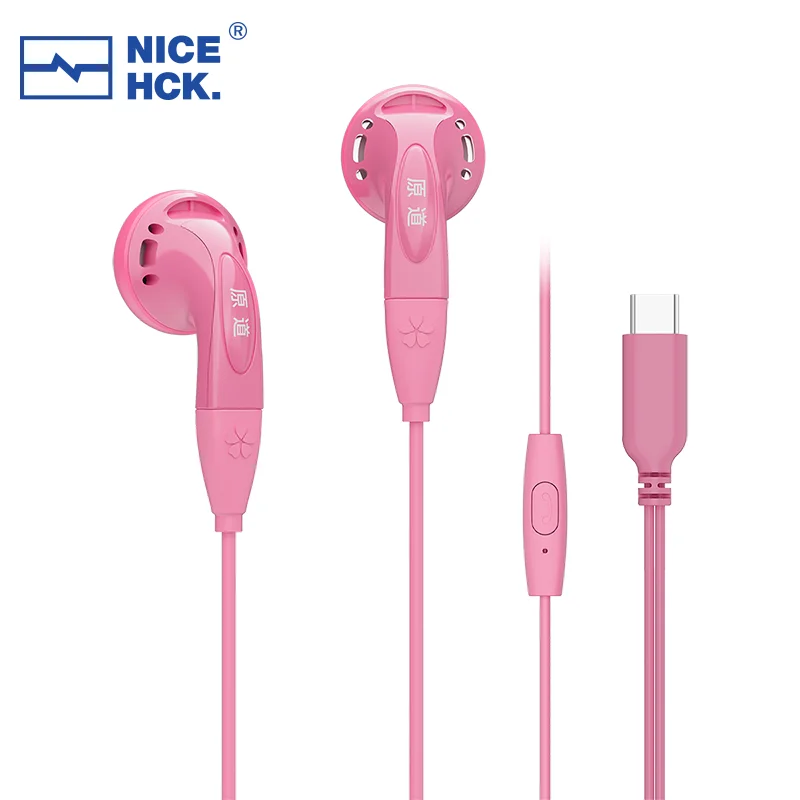 NICEHCK YDSmall HiFi ياربود 14.8 مللي متر PEI سائق ديناميكي سلكي في الأذن رصد 3.5 مللي متر/Type-C التوصيل HD ميكروفون الموسيقى لعبة الصوتية IEM