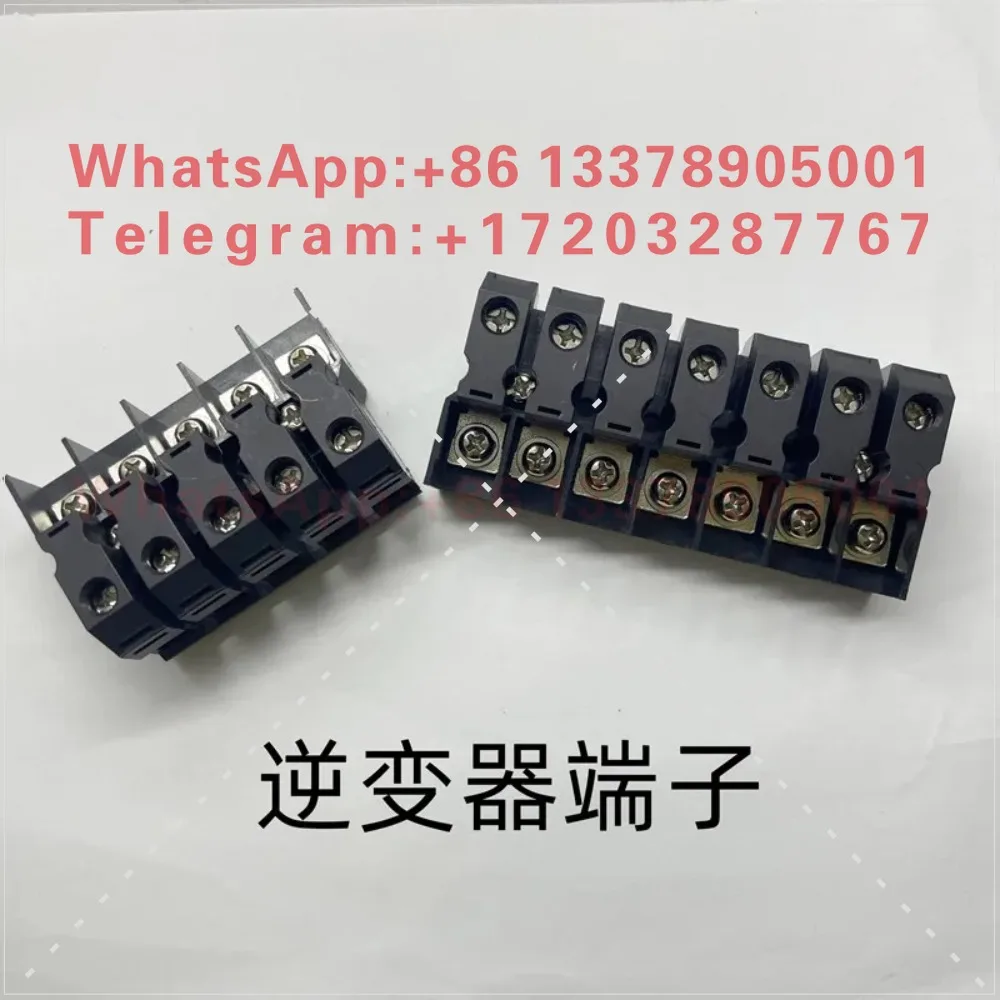 1PCS  Photovoltaic inverter new energy 2P3P terminal block high current 5-position 7-position spacing 12.7mm brass 60A