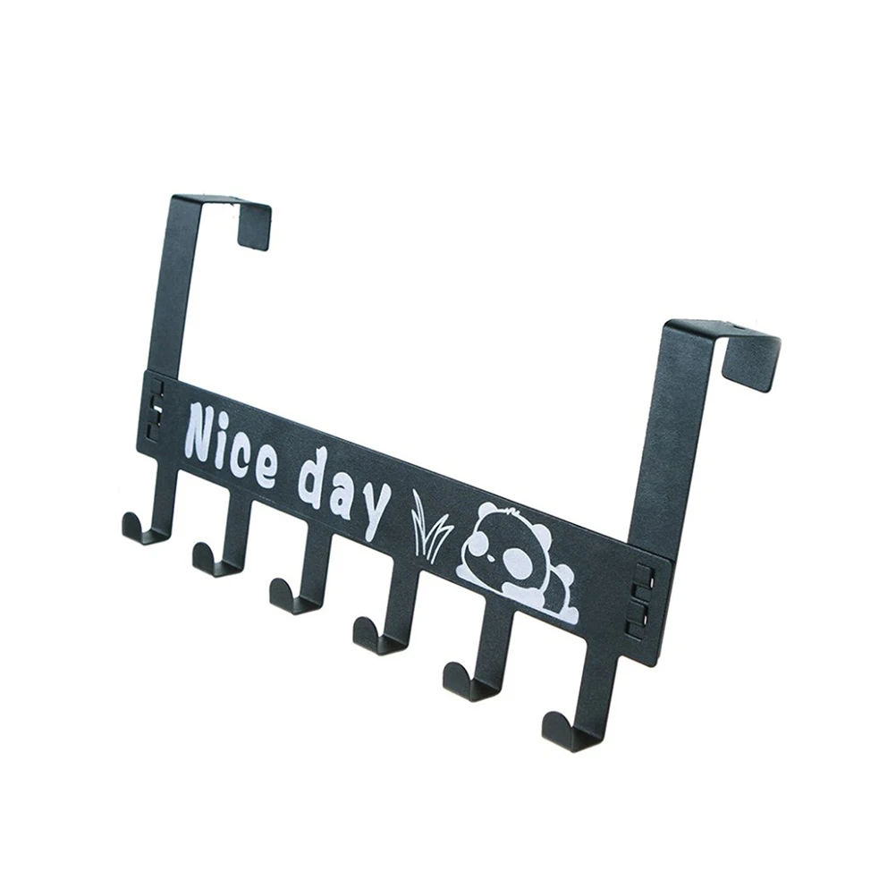 

Over Door Hooks Hanger Rack for Clothes Coats Jackets Storage Organizer Thick Doors Closet Space Saver Metal Smooth