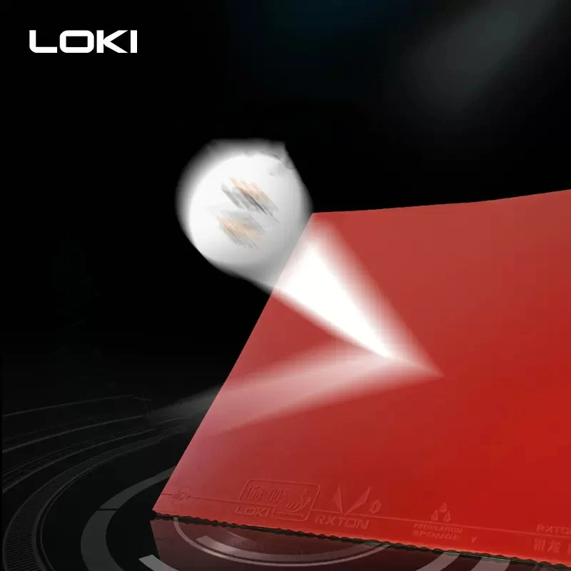 LOKI-Borracha De Tênis De Mesa Com Esponja Elástica Poderosa, RXTON 1, Alta Viscosidade, Ping Pong, Produção Especial