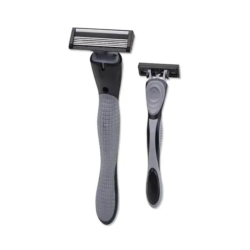 Zes Snijkop Heren Doos Roestvrijstalen Vijf-Laags Scheerapparaat Handmatig Scheerapparaat Vervangbaar Snijkop Scheermes