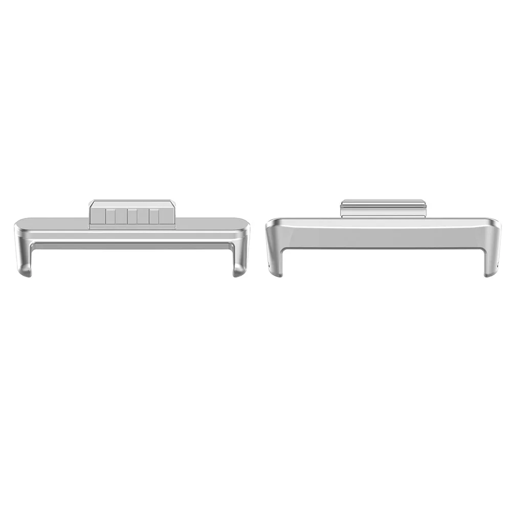 Conector do bracelete do metal do aço inoxidável, Adaptadores impermeáveis da faixa do relógio, Ajuste 3 relógio inteligente, 1PC