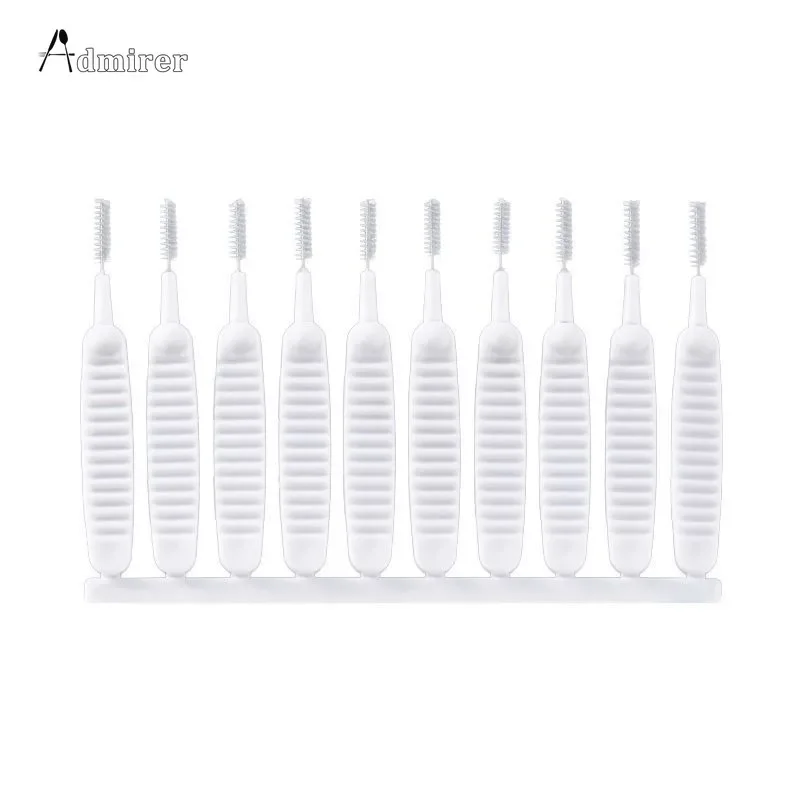 10PCS Shower Cleaning Brush Bathroom Micro Nylon Brush Nozzle Anti-blocking Cleaning Tools Bathroom Accessories