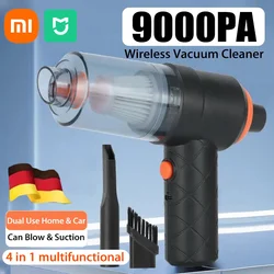 Xiaomi 9000Pa Car Wireless Vacuum Cleaner 120W Strong Suction Power Portable Handheld Blowing and Suction Dual Use Home Cleaner