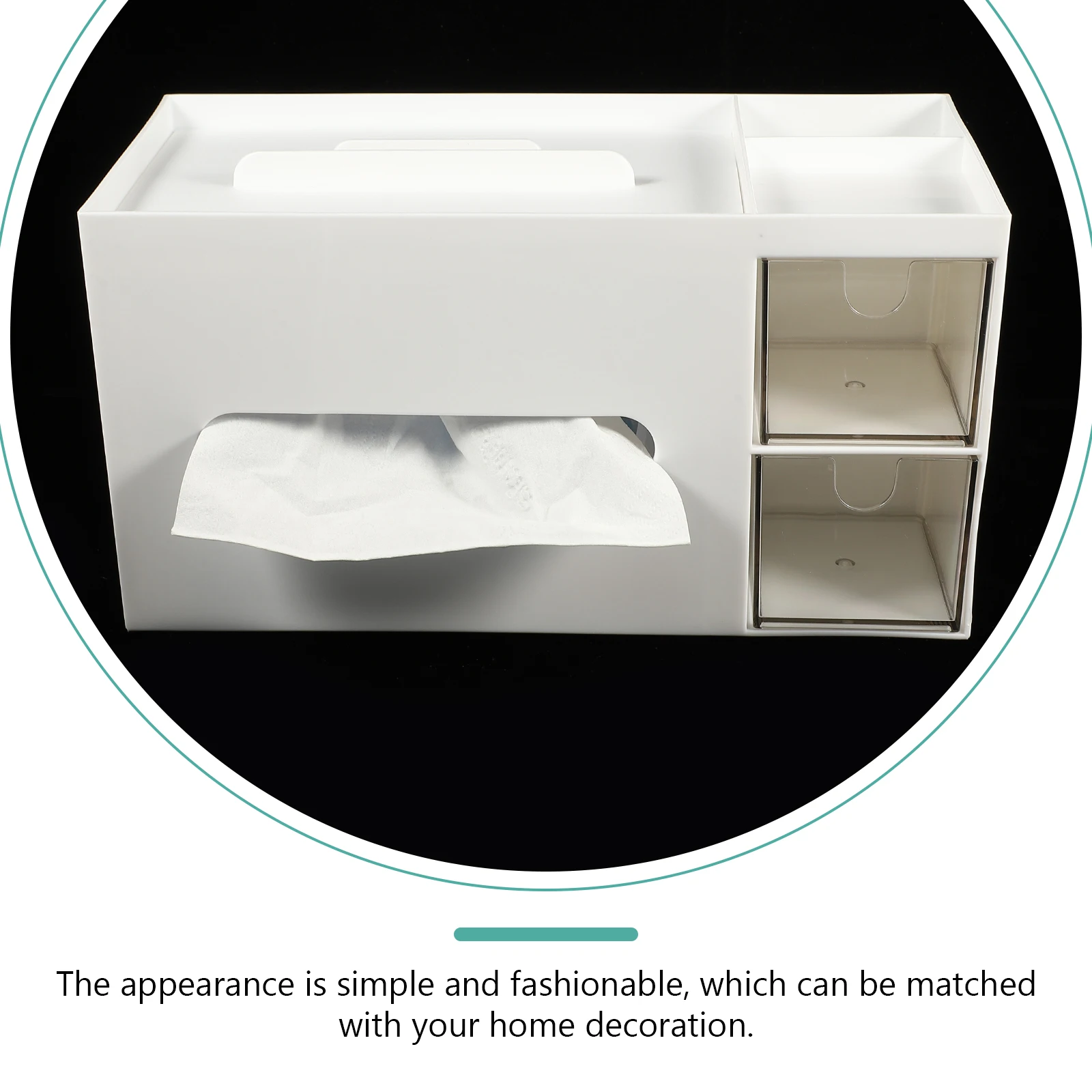 

Multifunctional Desk Desktop Storage Container Tabletop Organizer Bins For Stationery Cosmetics Small Sundries Smooth Polishing