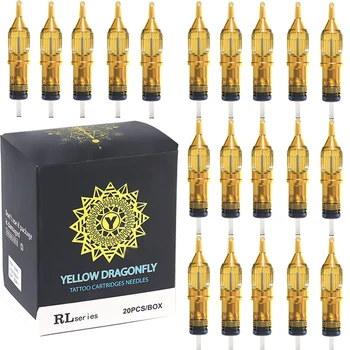 20 יחידות מחטי קרטרידג' YILONG לקעקוע RL מחטי קעקוע קבועות כלי לקעקוע קרטרידג' מכונת עט