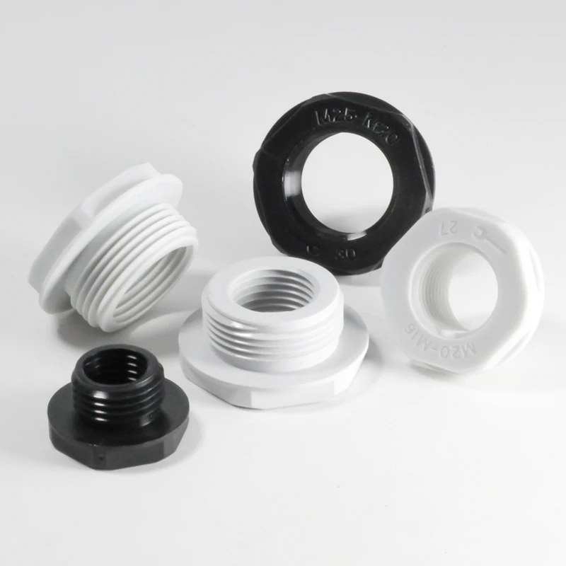 Nylon Reducing Ring M16 to M12 Black Reducing Ring M63 to M40 Grey Metric Thread Reducing Ring