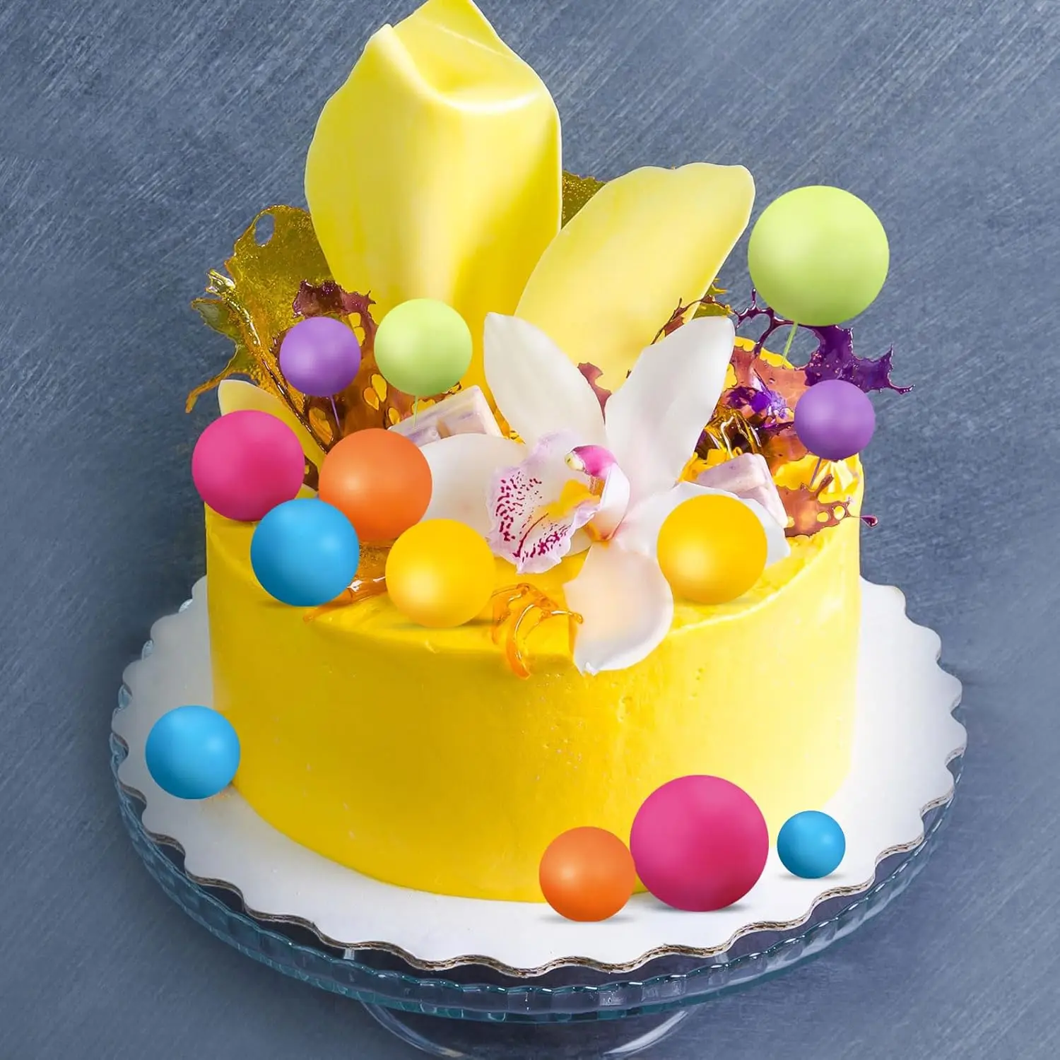 108-teilige Kugeln, Kuchendeckel, Luftballons, Cupcake-Topper, DIY-Luftballons, Cupcake-Topper für Hochzeit, Weihnachten, Jahrestag, Geburtstag – Detail 11