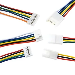 5Pair HY2.0 Plug-in klamra przewód przyłączeniowy 2 3 4 5 6p mężczyzna kobieta 2mm Single Ended przewód elektroniczny 26AWG