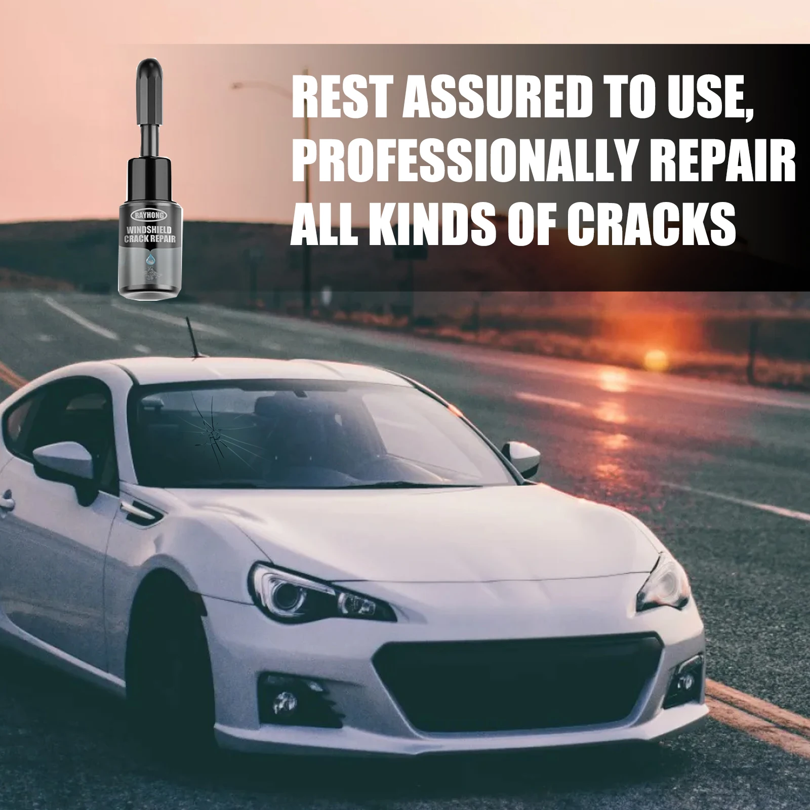 

Car Windshield Crack Repair Fluid Window Repair Resin Windscreen Scratch Crack Restore Fluid Glass Curing Glue Car Accessories
