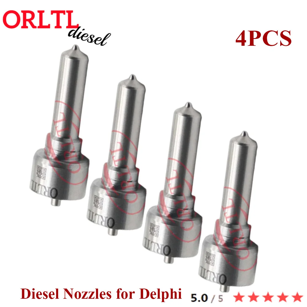 ORLTL 4PCS /LOT L138PBD	L133PBD	L153PBD L023PBC L195PBC L322PBC L229PBC L193PBC L210PBC FOR Delphi NEW Commmon Rail Nozzle