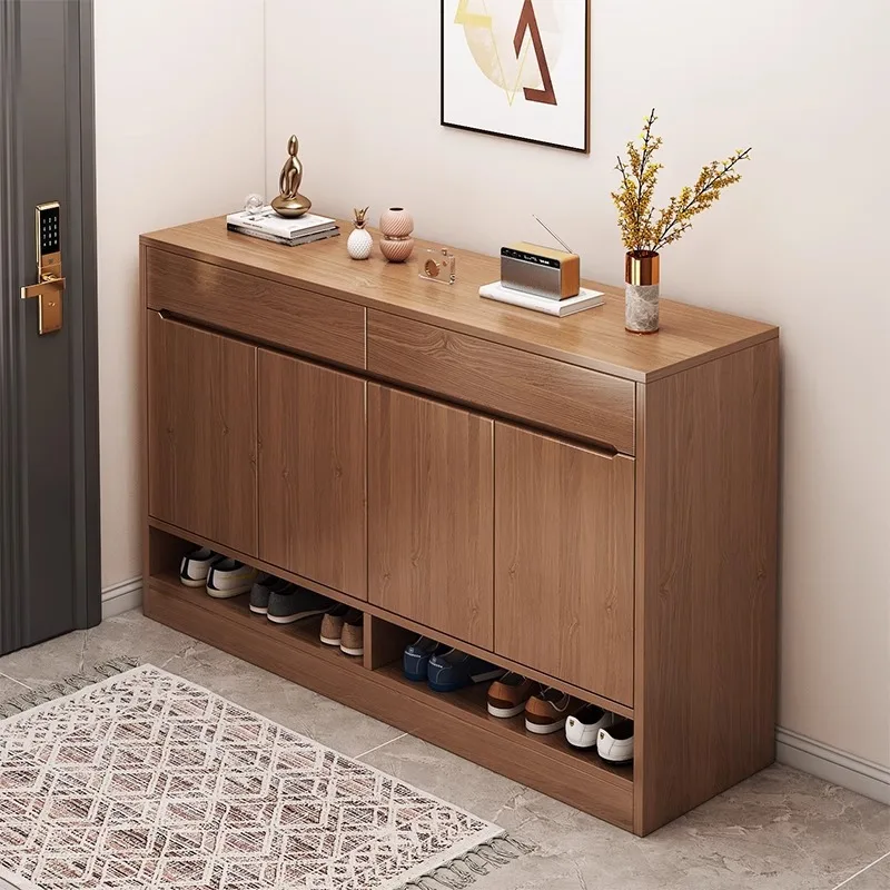 Connect the whole house to make shoe cabinets, household home shoe cabinets, wall storage cabinets at the door 2025 new multi-la