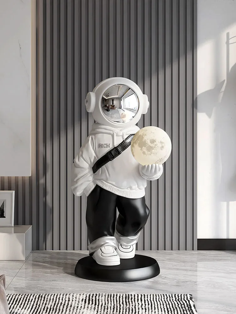 

Home Decoration Astronaut Statue Sculpture LivingRoom Decoration Large Figure Figurine Creative Home Decor Accessories Sculpture