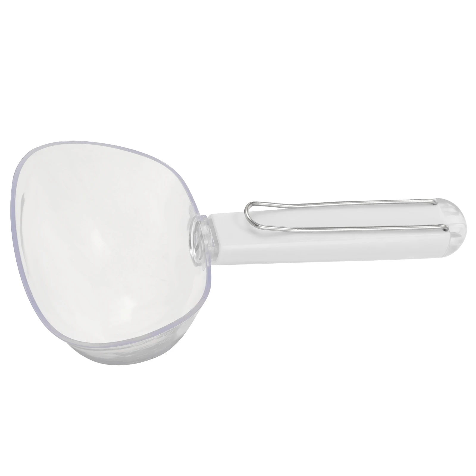 

Cat Food Scoop Stainless Steel Long H Measuring Cup Scale Dog Food Portable Pet Spoon Feeding Small Animals
