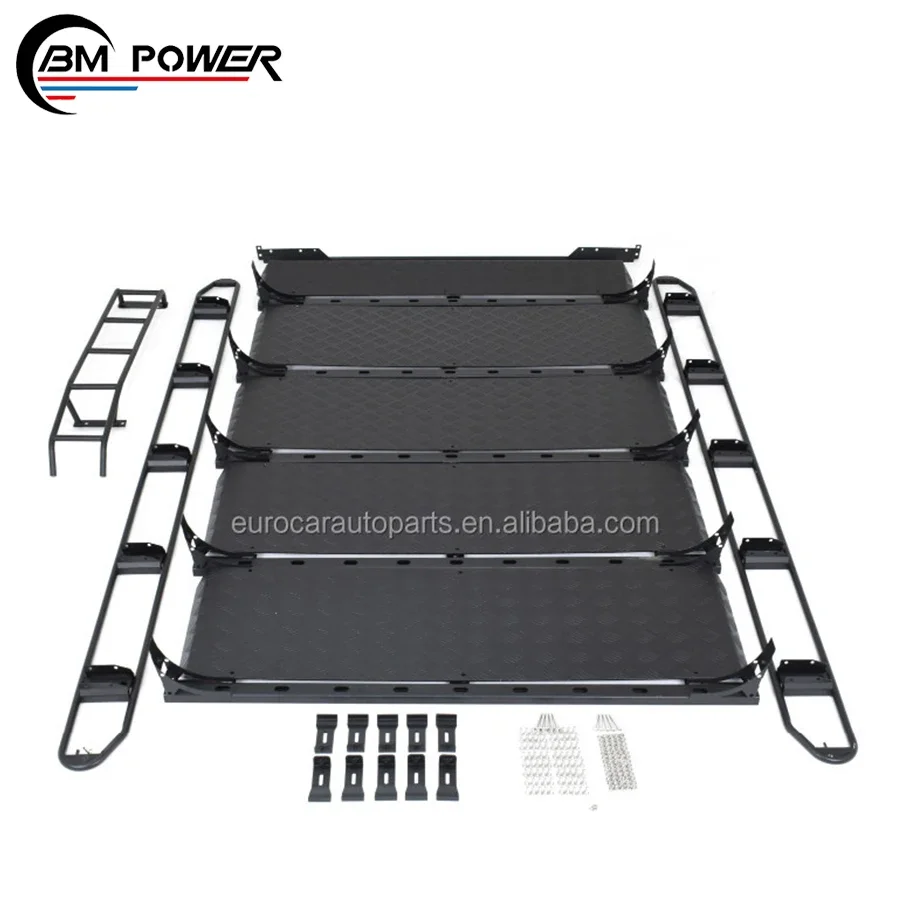 KQX With Skylight Or Without Skylight Rear Ladder Cross Stainless Steel For G Class W463 G63 G65 G350 G55 G500 G550 Roof Rack