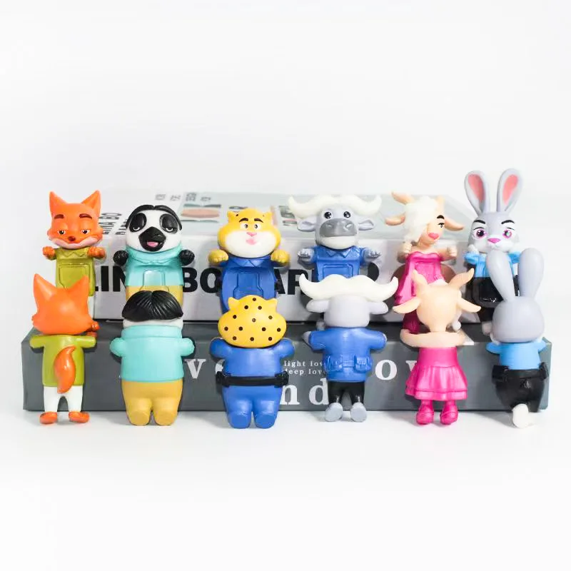 Caja ciega Original Zootopia 2, bonita figura de acción de Nick Judy, muñeca, caja misteriosa, figuras de Anime, modelo de colección de dibujos animados, juguete
