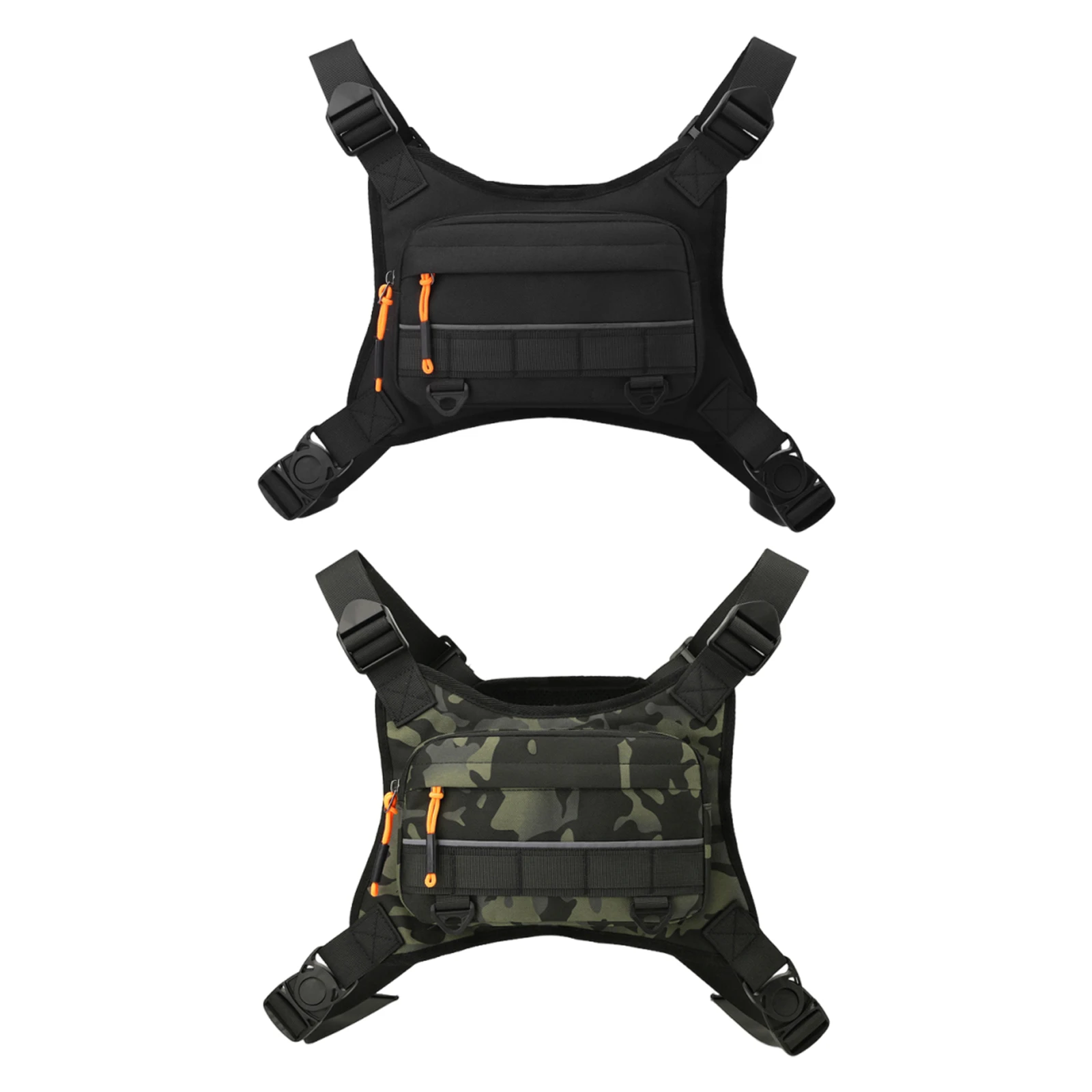 

Water- Waist Bag with Reflective Strips Shockproof Cycling Backpack Breathable for Snowboarding Running & Streetwear