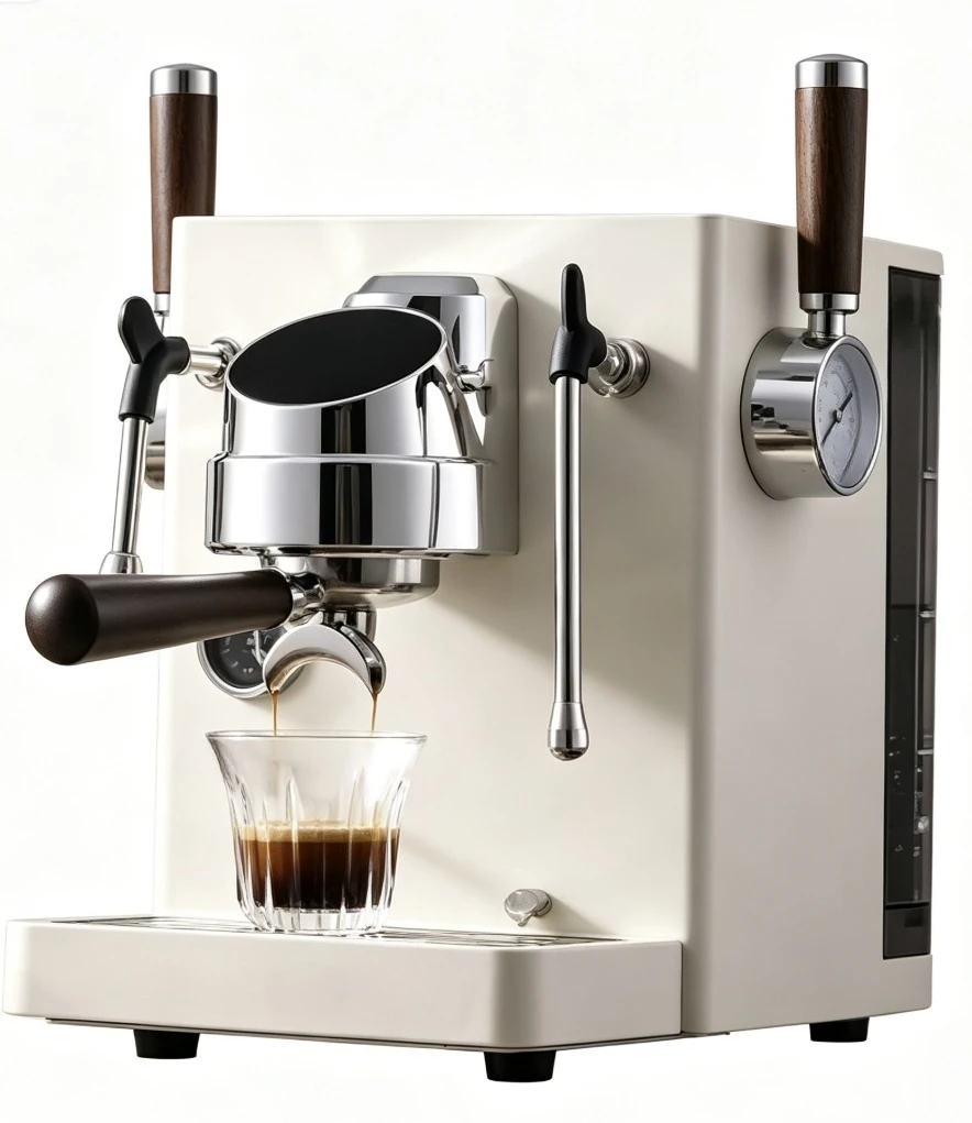 Home Business Dual Boiler Semi-Automatic Italian Coffee Machine Hot Cold Concentrated Coffee Extraction Brewer