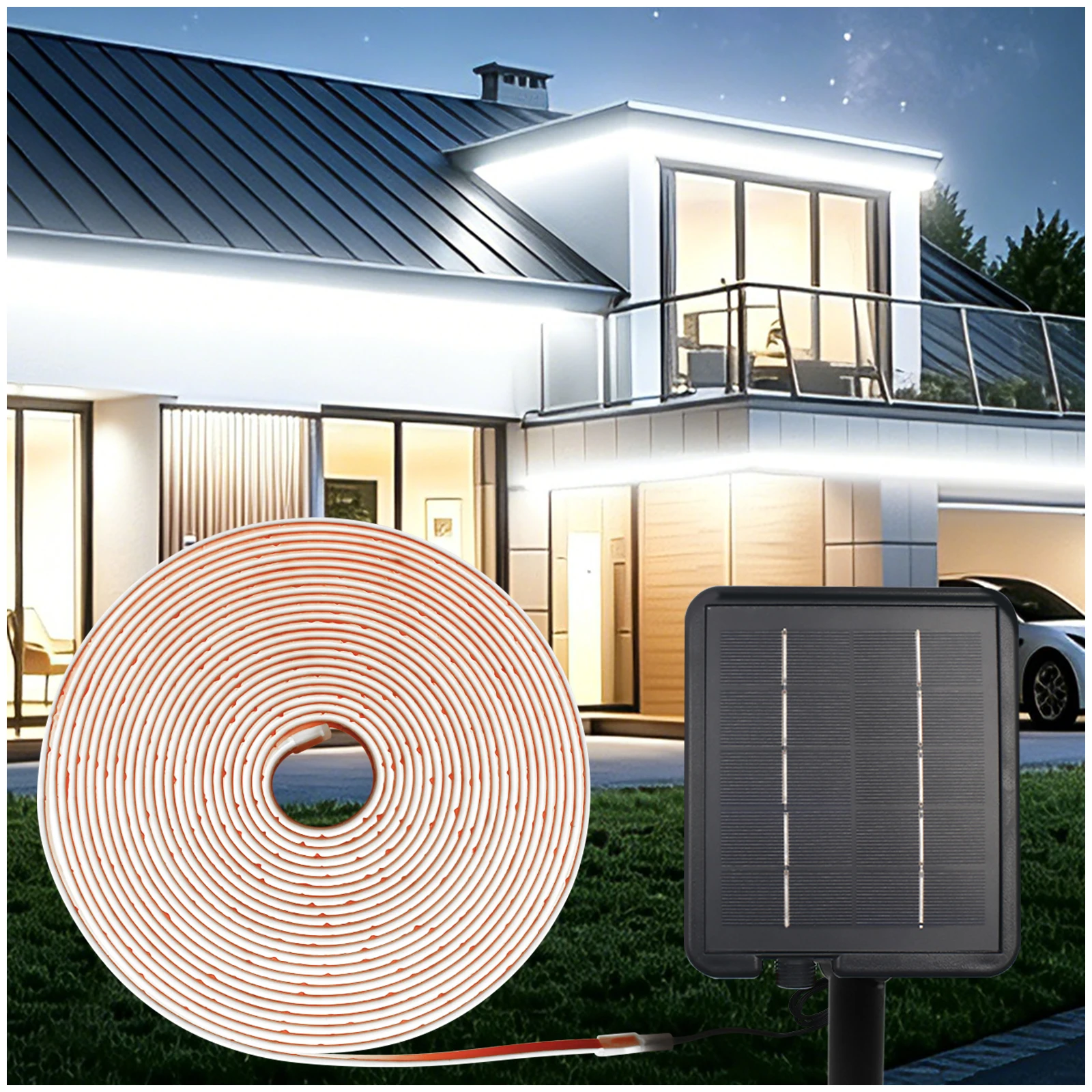 IP68 Solar Powered COB LED Neo - огляд і ціна Outdoor Power Strip