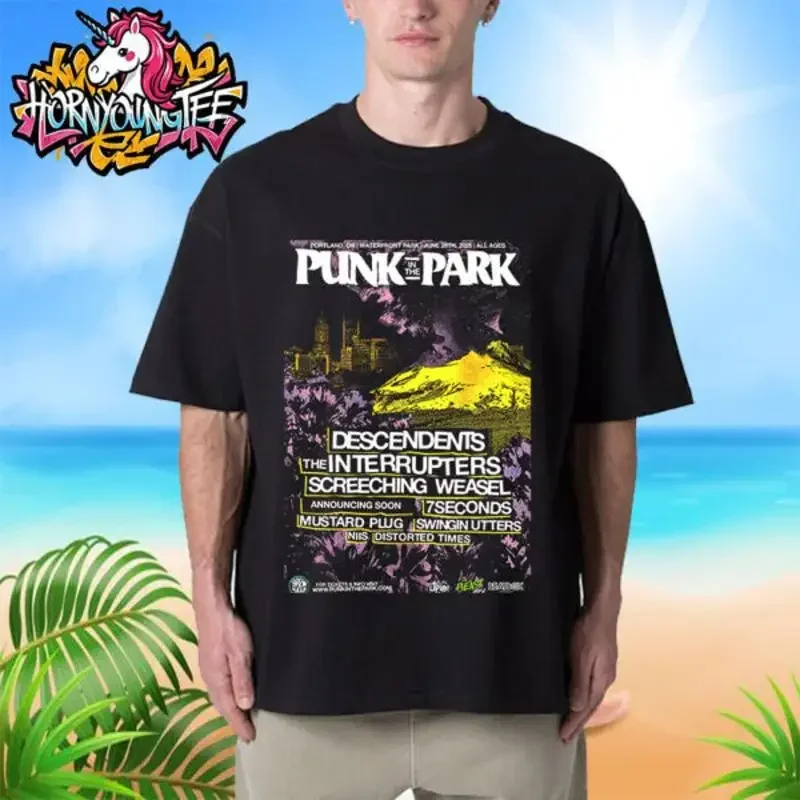 Punk In The Park Fest 2025 Event Poster Line Up On June 28 T Shirt