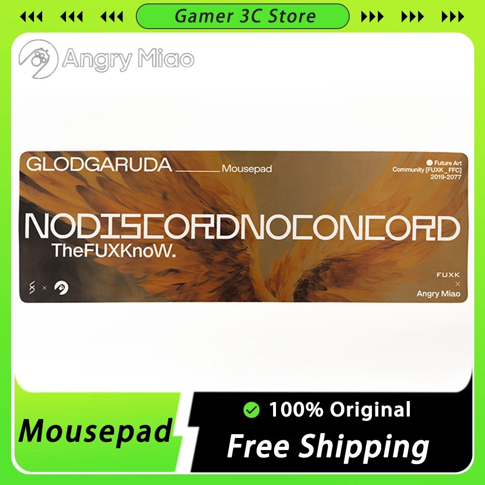 

AngryMiao FUXK GLODGARUDA MousepadS 3x900x300mm Large Non-slip Rubber Gaming Mousepad E-sports PC Gamer Accessories Office Gifts