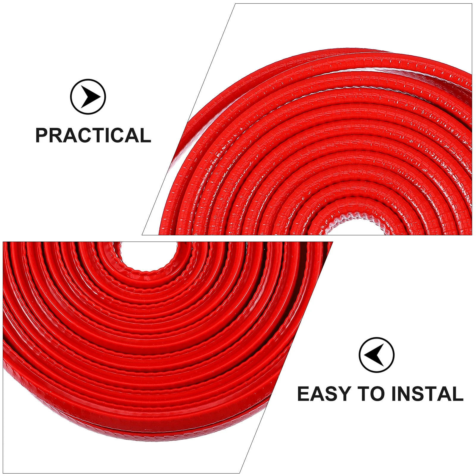 

1 Roll Car Door Anti-Collision Strip Auto Sealing Bumper Protection Rubber Strip Durable Edge Guard For Vehicle Body Door Trim