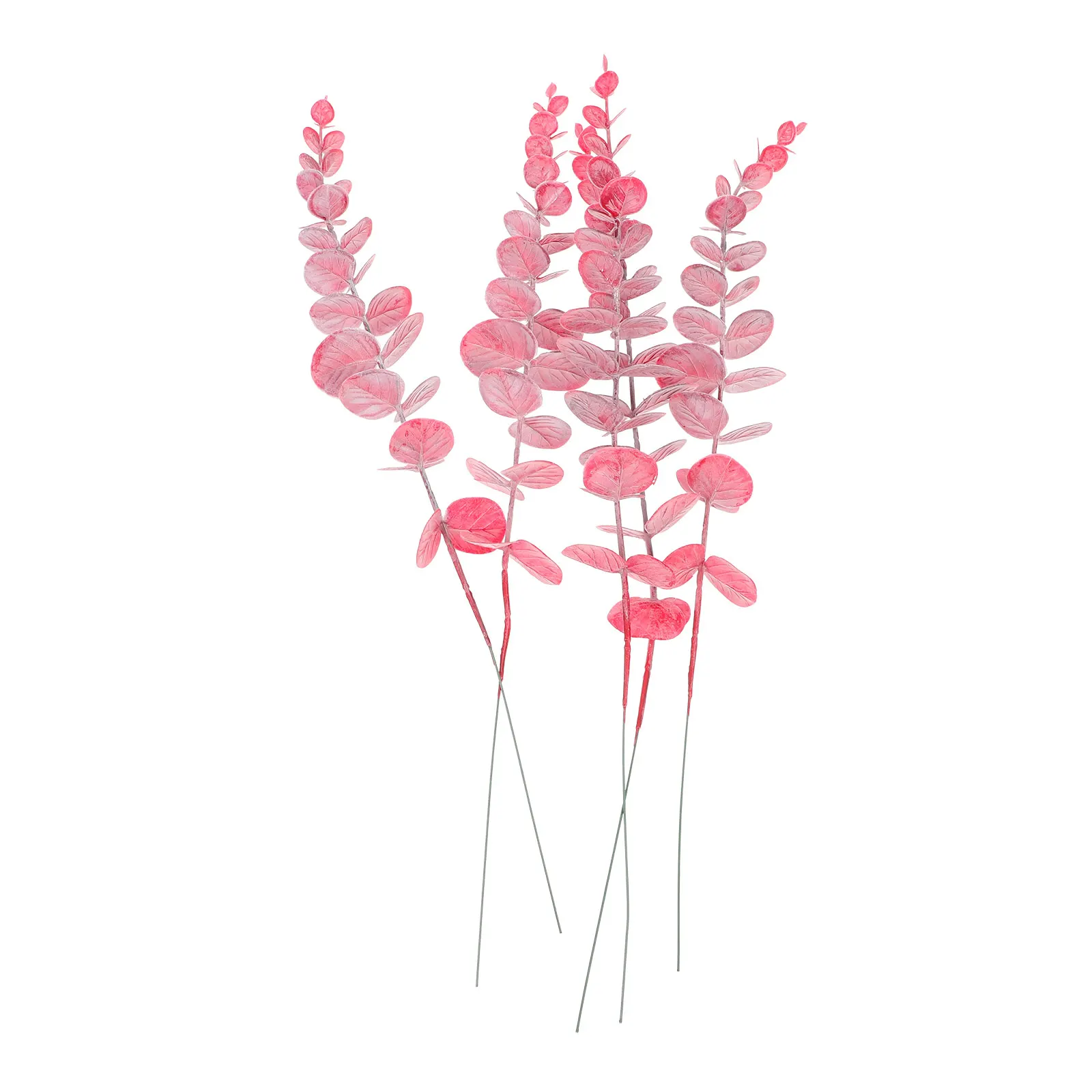 

5Pcs Simulated Eucalyptus Leaves Artificial Plants Decorations Wedding Party Home Festive Supplies Lifelike Stems