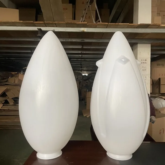 1pc White Flower Magnolia Acrylic/PE Lamp Shade Lamp Shade Replacement for Outdoor Light Fixture PE Material