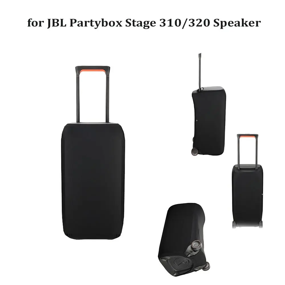 غطاء غبار مقاوم للغبار، حافظة واقية مرنة خفيفة الوزن مع شريط مطاطي لمكبر الصوت المحمول JBL Partybox Stage 310/320