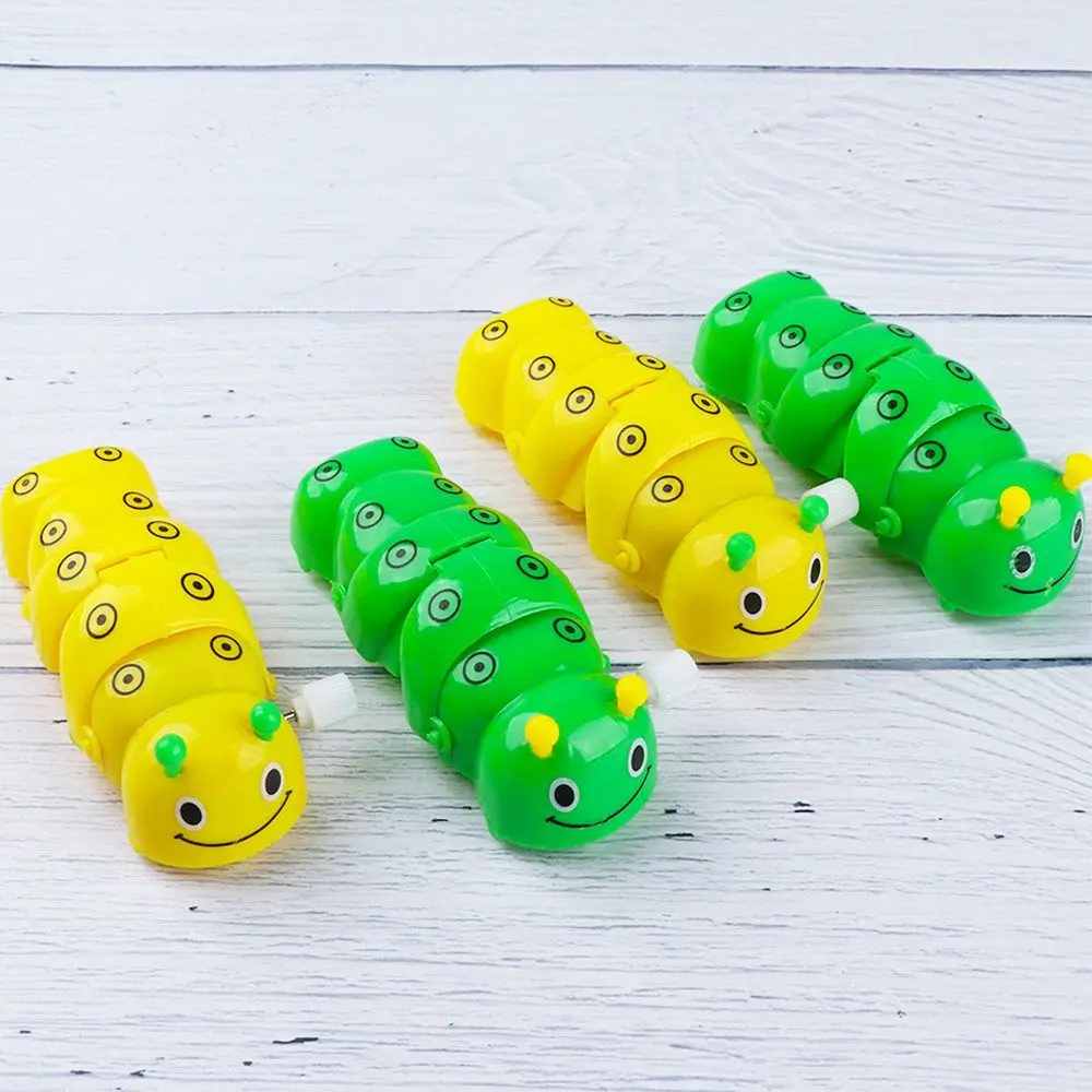 

Color Random Lovely Classic Funny Cartoon Caterpillar Shape Wind Up Toy Clockwork Toy