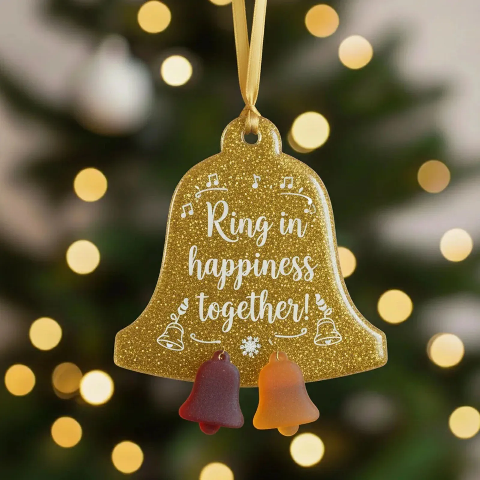 لوازم عيد الميلاد الفنون والحرف اليدوية للأطفال الذين تتراوح أعمارهم بين 2-4 سنوات عيد الميلاد 2d الاكريليك شقة حلي معلقة هدية للديكور المنزل #3