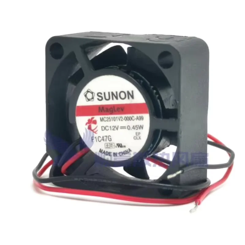 

SUNON MC25101V2-000C-A99 DC 12V 0.45W 25x25x10mm 2-Wire Server Cooling Fan