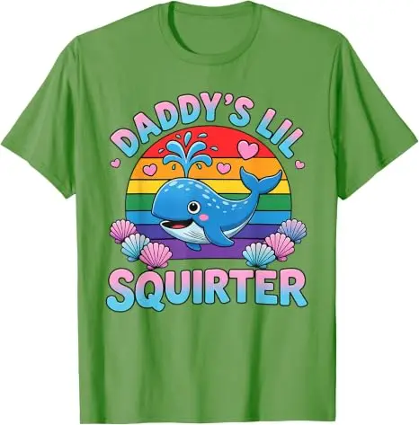 Unangebrachtes, lustiges „Daddy's Lil Squirter“ T-Shirt für Frauen, Y2k, freche Scherzgeschenke, Humor, Mädchen, Reise, Outdoor-Kleidung – Detail 16