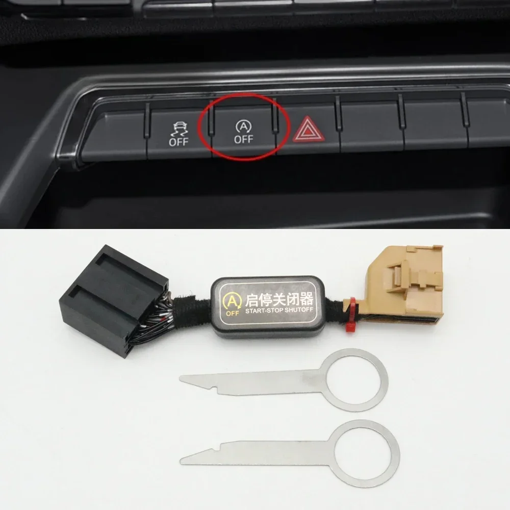 Auto Stop Start Engine Eliminator Device Plug Disable Off Closer Device Control Sensor Cable For Audi A3 8Y 2020-2023