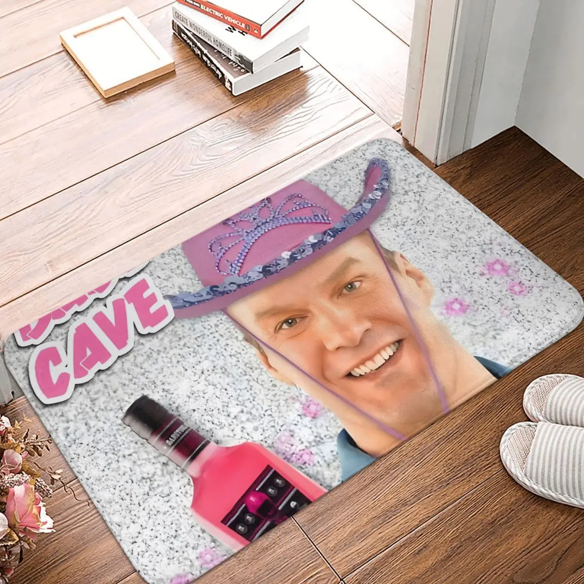 Icarly Bathroom Mat Bob Duncan Babe Cave Party Doormat Flannel Carpet Entrance Door Rug Home Decoration