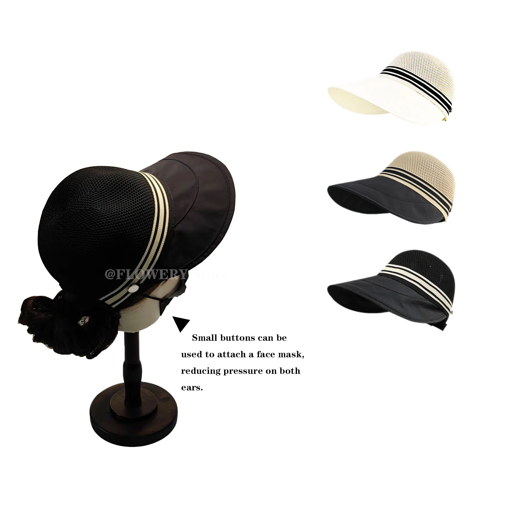 

New model of mesh-ventilated fisherman hat for outdoor sun protection, fashionable and multi-functional beanie cap