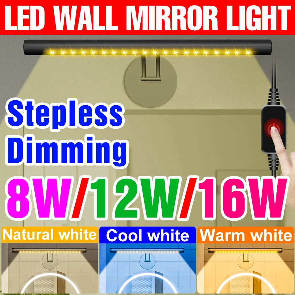 

LED Bathroom Mirror Light Makeup Table Wall Lamp LED Vanity Lights For Bedroom Decoration Dressing Tables Mirror Light Fixtures