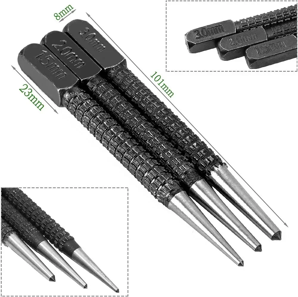 Alloy Steel Center Punch Metal Wood Marking Drilling Tool brocas para metal broca madeira core for metal