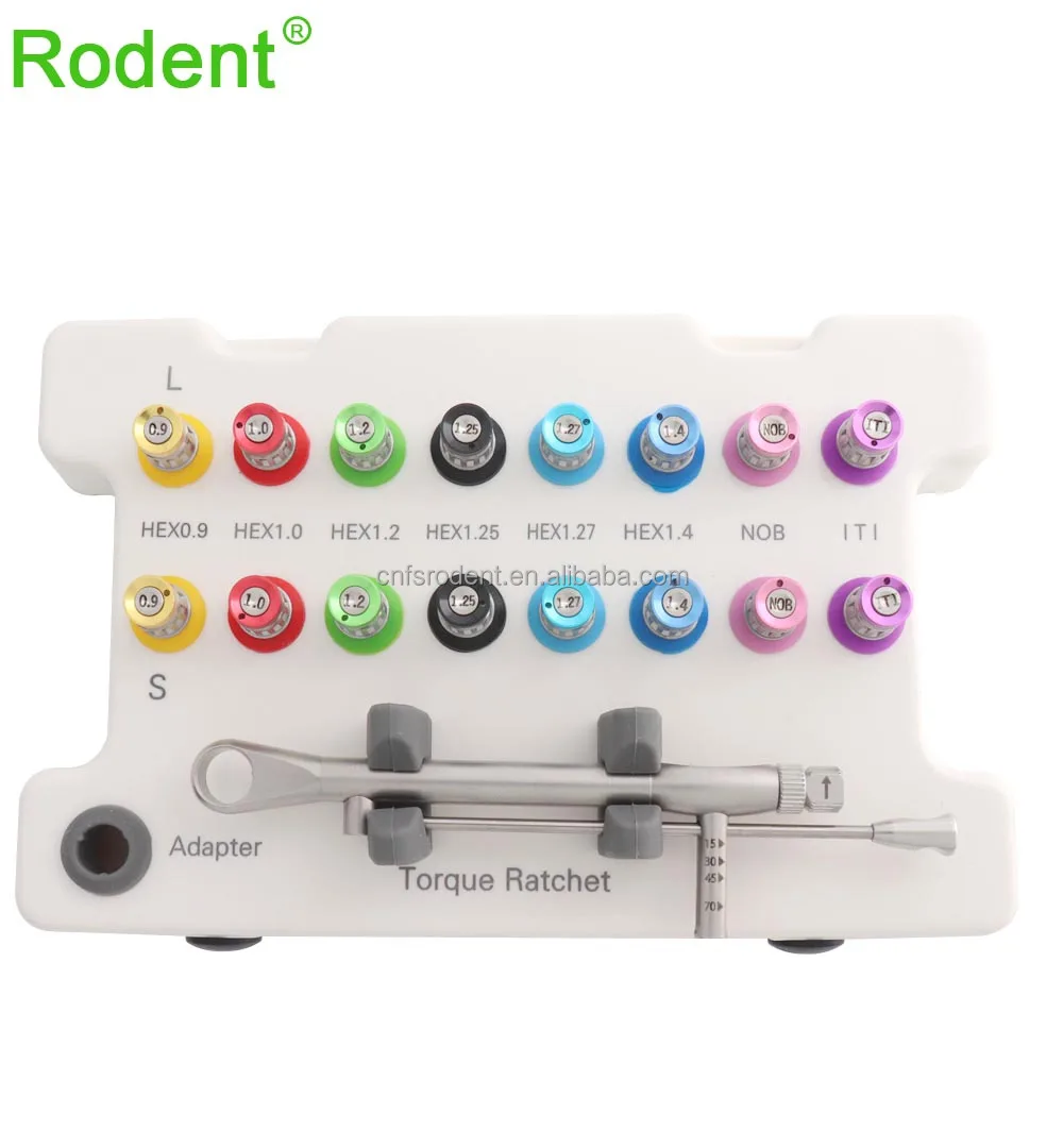 High Quality den   tal Surgical Kits Compatible with imp lant System Prosthetic imp lant Surgery Tools with 16pcs Drivers