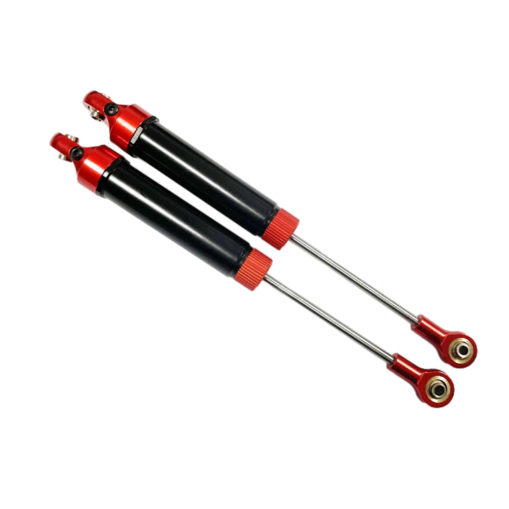 RCGF 2Pcs Metal 140mm Rear Shock Absorber Damper for LOSI 1/10 Baja Rey 4WD RC Crawler Upgrade Parts with Internal Spring