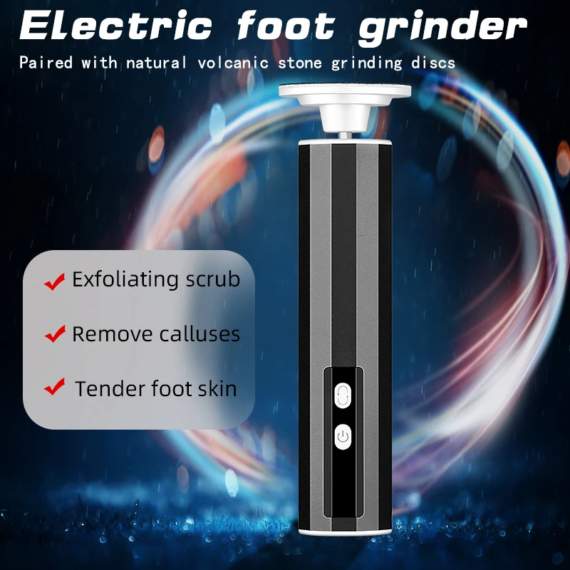 Electric Foot Grinder Dead Skin Remover Feet Scrubber Callus Shaver Remove Dry Dead Cracked Safe Foot Care Tool