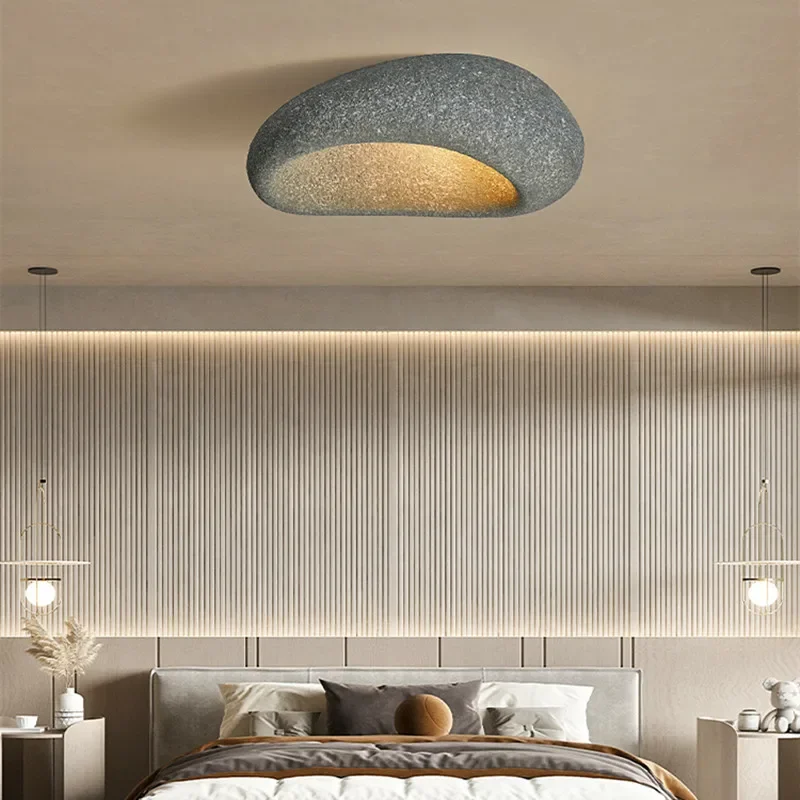 Nordic Minimalist Wabi Sabi Wind Ceiling Light Hanging Lamp Living Room Restaurant Caf É Home Decoration Bedroom Lighting