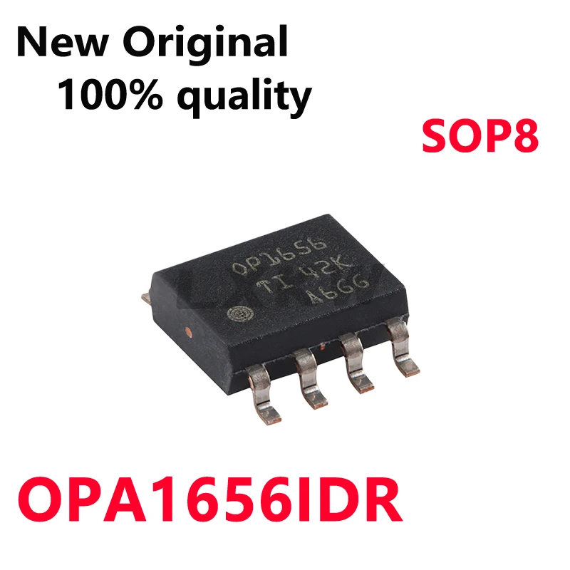 5/PCS New OPA1656IDR OPA1656 SOP8 Ultra-low noise and distortion audio operational amplifier chip In Stock