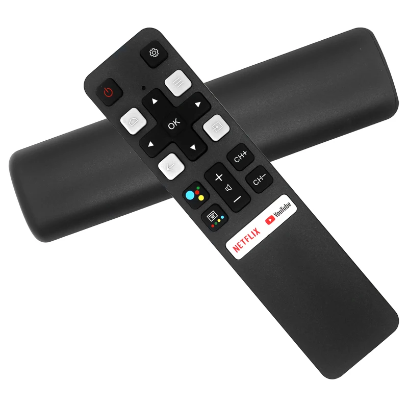 Пульт дистанционного управления rc802v fnr1 для tcl с netflix и youtube rc802v 49p30fs 65p8s 55c715 49s6800 43s434 43p8 (f604a) 43p717 (v83)