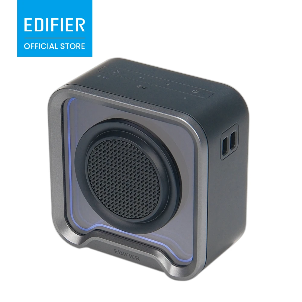 Image of Edifier QS20 Tragbarer Bluetooth-Lautsprecher mit Umgebungsbeleuchtung, Bluetooth V6.0, IP67, wasserdicht, 12 Stunden Akkulaufzeit, mit Mikrofon für den Außenbereich