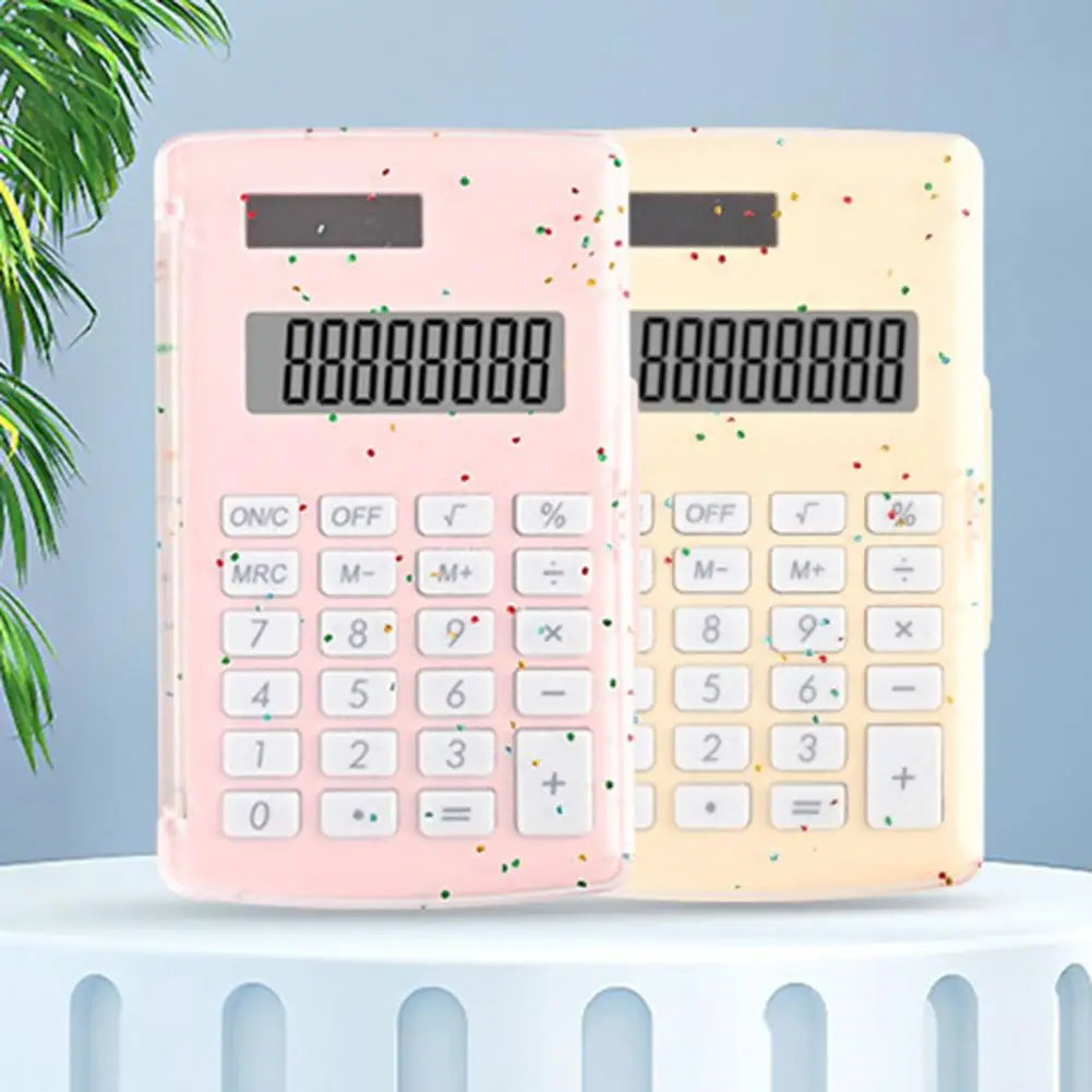 Lcd Display Calculator Screen Calculator Solar Battery Operated Desktop Calculator with Lcd Display Big Buttons Portable Student